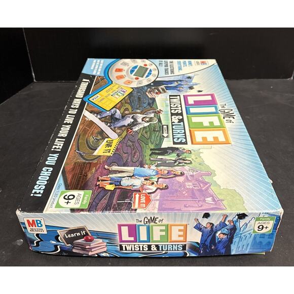 The Game of Life Twists & Turns Milton Bradley Board Game 100% Complete Tested - Picture 12 of 16